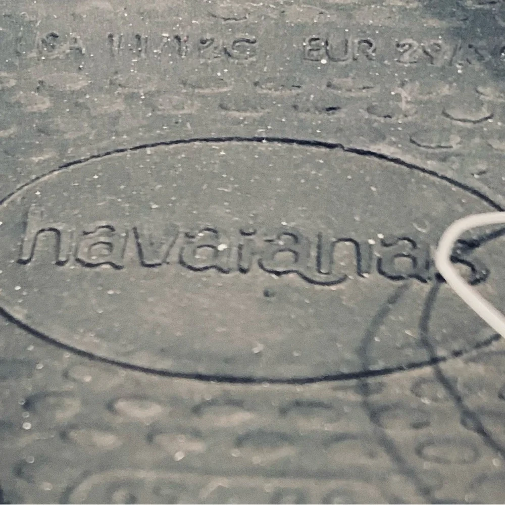 NWT Havianas Flip Flops Black Size 11 - 12 - Picture 4 of 7